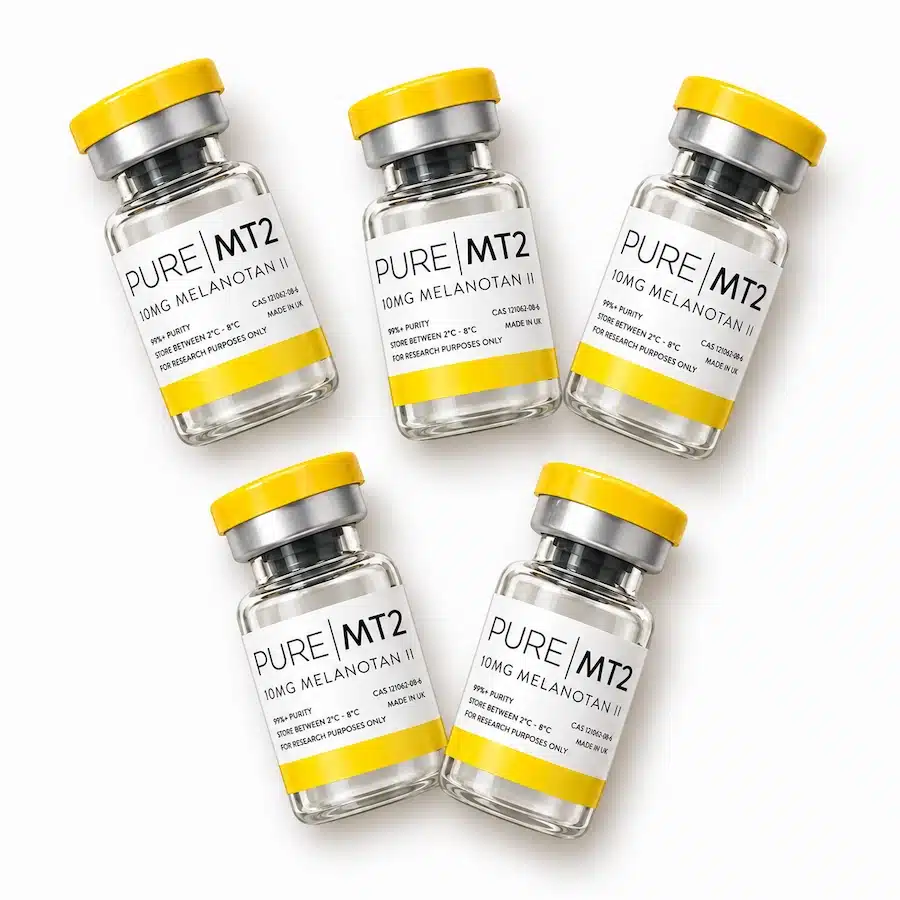 five melanotan 2 vials
